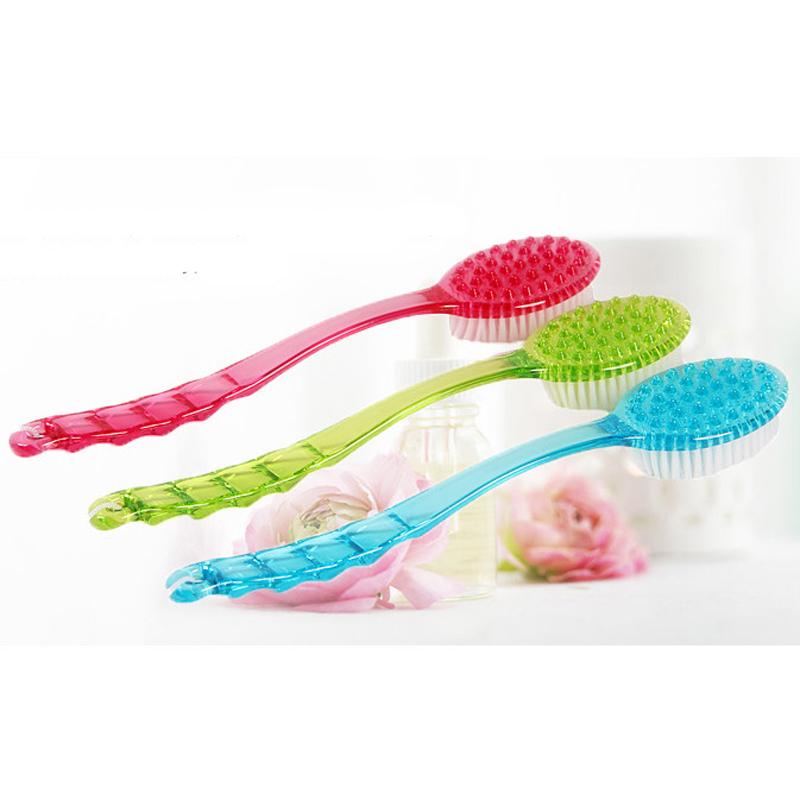 Bathing Brush Skin Massage Health Care Shower Back Rubbing Brush With Long Handle Massage Cleaner